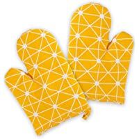 HOMVILLA Guantes de Horno Resistencia al Calor- Forro de Algodón Suave con Guantes de Cocina Antideslizantes- Guantes de…